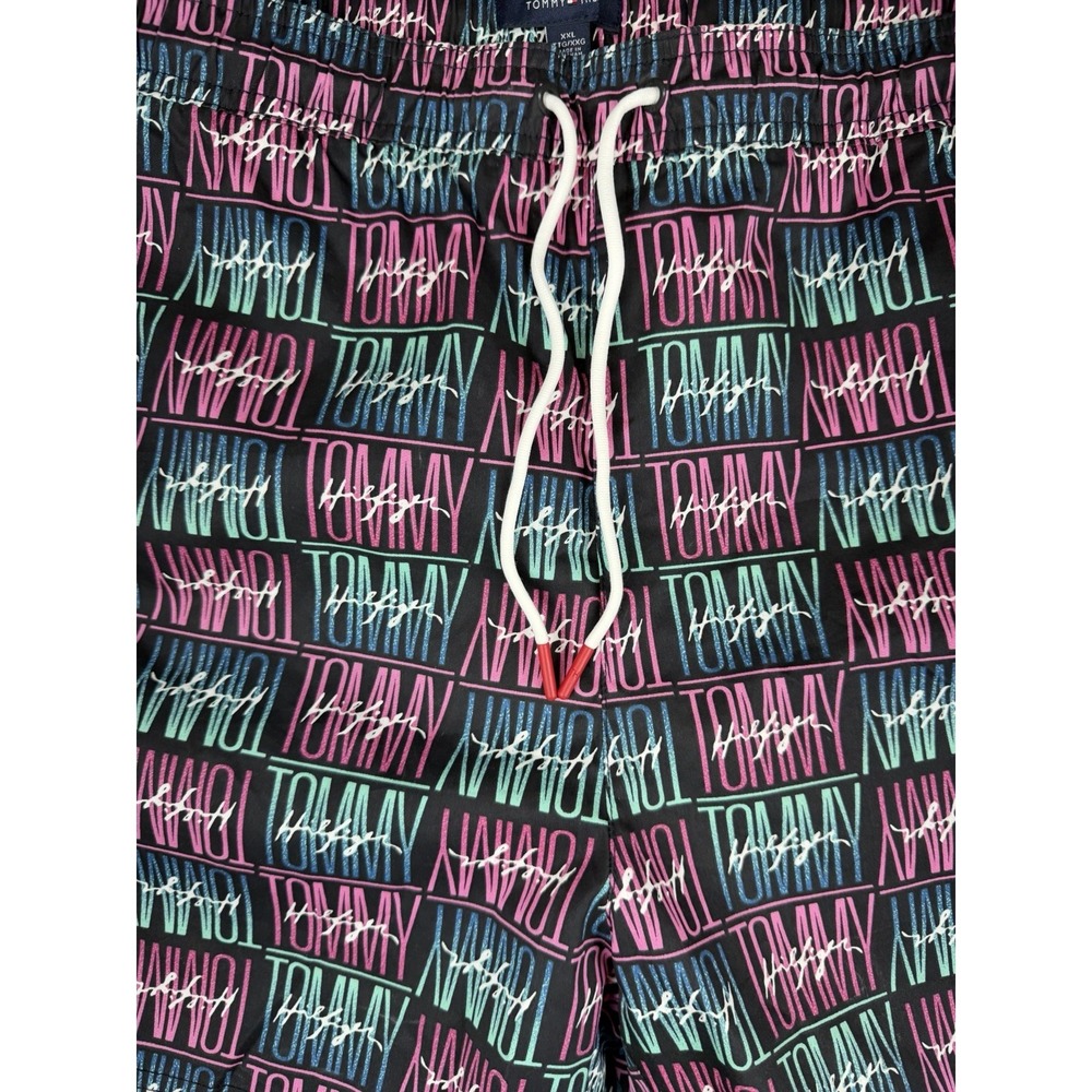 Tommy Hilfiger Men's Short Maillot Swim Trunks Miami Vice Tropical Colorful 2XL - Picture 6 of 13